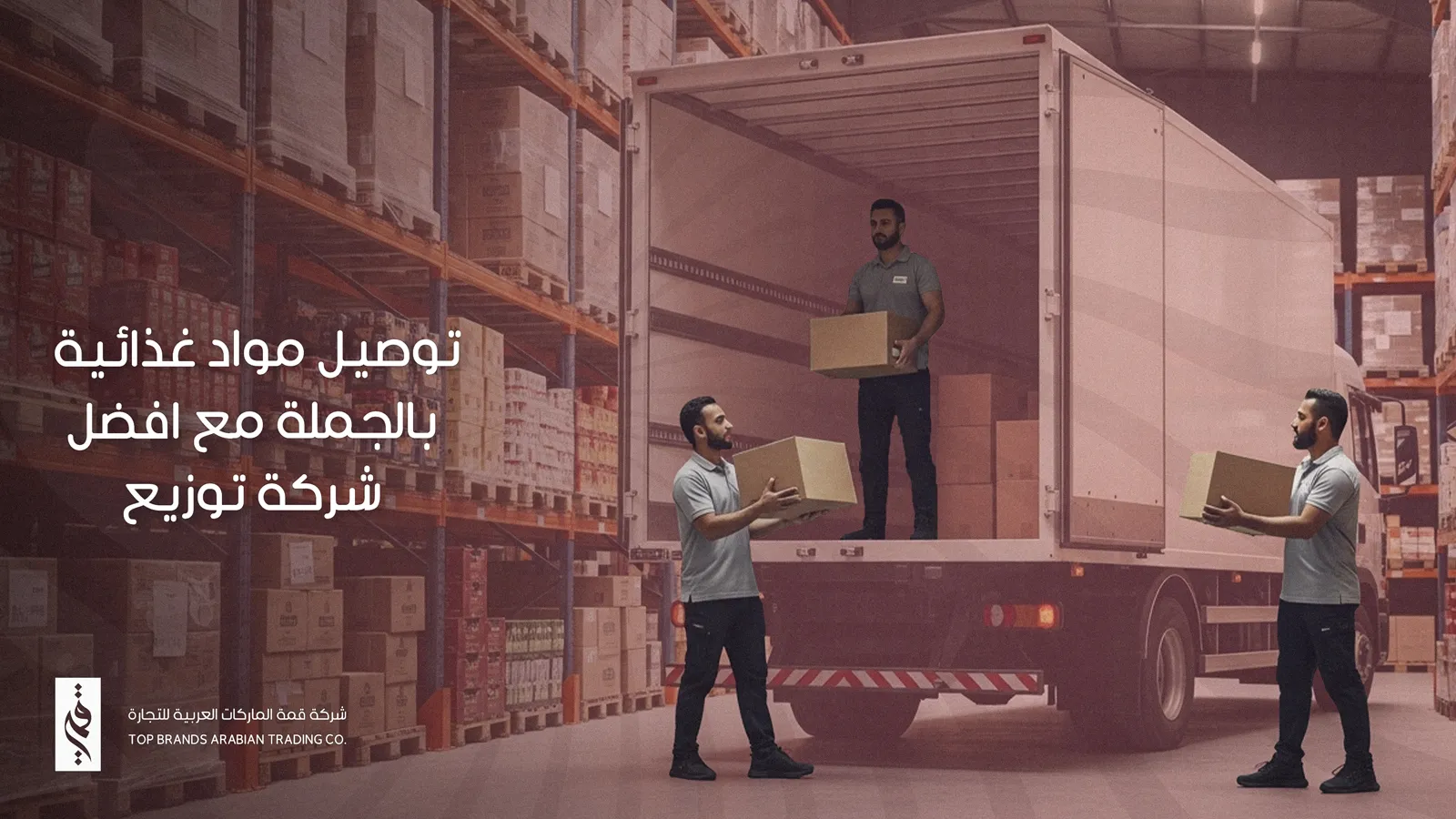 توصيل مواد غذائية بالجملة